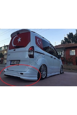 Ford Tourneo Courier (Plastik) Arka Tampon Eki