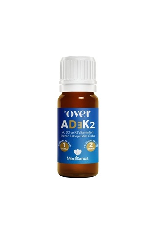 Dr. Over A -D3 K2 Vitaminleri içeren Takviye Edici Gıda 20 ML