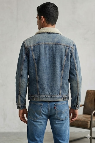 Levi's Erkek Mavi Trucker Ceket 2.0 Sherpa Trucker