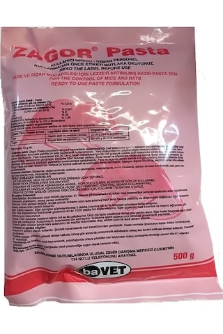 Bavet Zagor Pasta Fare Zehiri 500 G Bavet Zagor Pasta Fare Zehiri 500 G