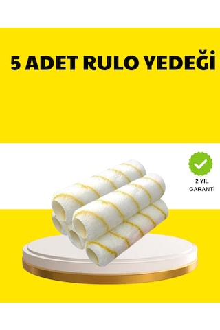 Flzdgnkr 5 Li İnce İşçilik Boya Rulo Seti Pürüzsüz Ve Eşit Kaplama