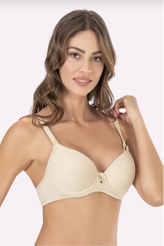 Nbb 3628 Kadın Balenli Kaplı Emzirme Sütyen 2 Adet Ten