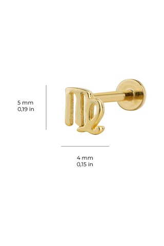 Goldkupe Başak Burç Piercing-6465