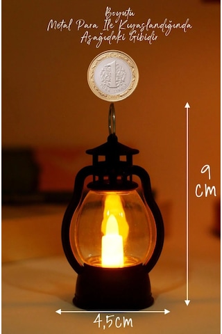 Led Mum Mini Kamp Tipi 3 Adet Pil Dahil Dumansız Alev Ledli Dekor Işığı Siyah Pt430 Siyah