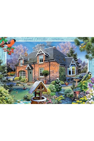 Ravensburger 1000 Parça Köy Kulübesi Puzzle