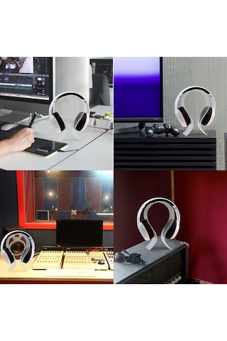 Maiyame Akrilik Kulaklık Tutucu U-şekilli Ev Ve Mağaza Kullanıma Uygun Dayanıklı Şeffaf Kulaklık Serim Aracı