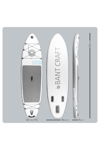 Bant Craft Exp10.6 Paddle Board 320x86x15- Sup Board - Şişme Kürek Sörfü Seti