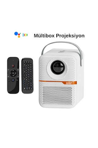 Multibox Mb Promax 4/64 Android 10 Projeksiyon Seti - M8 Kumanda