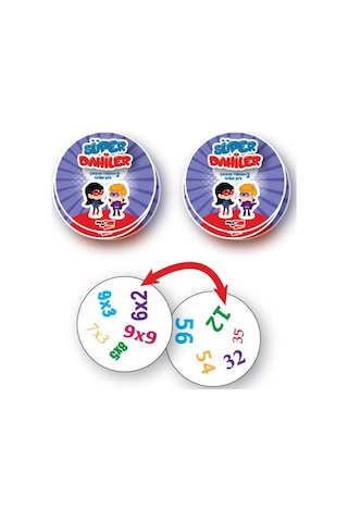 Süper Dahiler Çarpım Tablosu 2 (6x'dan 9x'a)