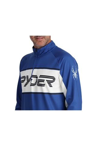 Spyder Paramount 12 Zip Erkek Mavi İçlik Üst Z4