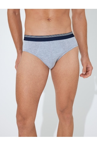 Koton 3'lü Slip Boxer Seti Çok Renkli Şerit Detaylı Lacivert 5wlm90052mk Lacivert