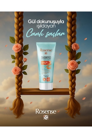 Rosense Şampuan Gül Özlü 250 Ml Tüm Saç Tipleri