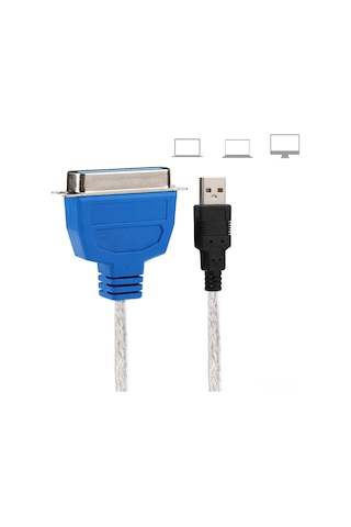 Ximistore9 Usb'den Paralel Port'a Ieee 1284 Çevirici Kablosu - 1.5m Hızlı Veri Transferi, Windows Desteği, Tüm Paralel Yazıcılar İçin