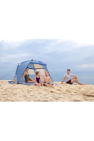 Bestway 68144 Beach Dome 4-kişilik Çadır Swiftclick Çabuk Kurulum Mavi