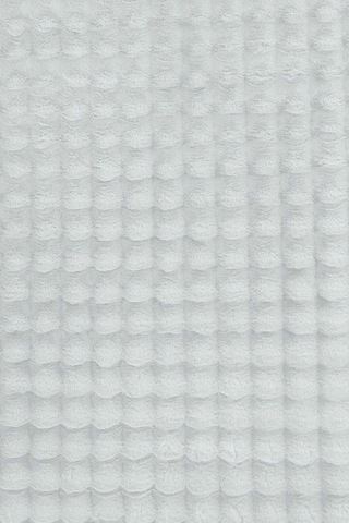 Banyo Paspası Beyaz Kaymaz Taban Peluş Bubble 50x50 Cm Çok Renkli