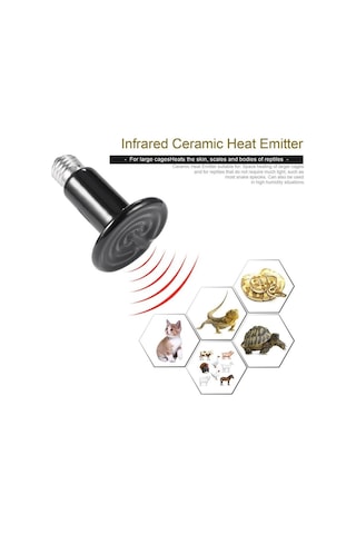 Evcil Hayvanlar İçin Isıtıcılı Kızılötesi Seramik Ampul