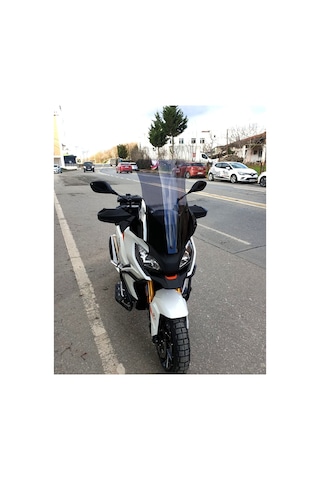 Motocam Peugeot Xp 400 Ön Cam 2023-2026 Model 61cm Füme Renkli 4mm Orta Boylu