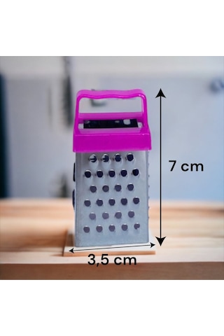 Magnetli Metal Mini Sarımsak Rendesi- Fuşya Belirtilmemiş Diğer