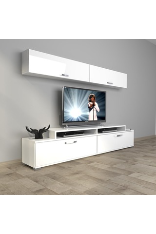 Decoraktiv Ekoflex 5 Slm Tv Ünitesi Tv Sehpası Beyaz
