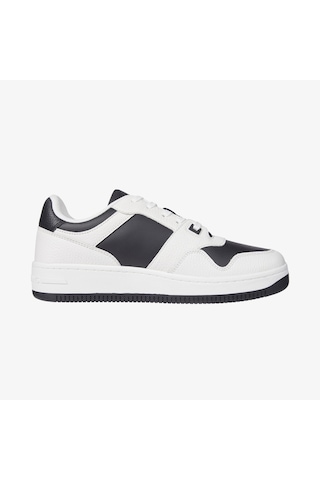 Tommy Hilfiger Tjm Retro Basket Cupsole Tumble Erkek Beyaz Sneaker Em0em01513 Beyaz