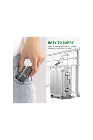 Ranyeek 4 Haneli Yeniden Konfigüre Edilebilir Kilitli, Çelik Gövde, 3 Farklı Uzunlukta Kablolu, Bisiklet-elektrikli Araba-kask-valiz Güvenliği İçin Kayar Kordon Kilit, Silah Rengi Gri