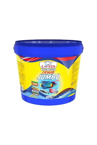 Lotus Ci̇chli̇d Jumbo Chi̇ps 3kg Kova Balik Yemi̇