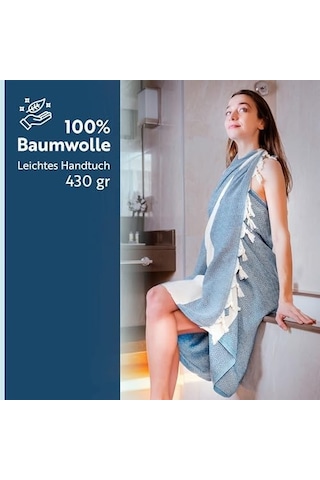 4&apos Lü Paket -%100 Pamuk Peştamal 100x180 Cm, Havuz Ve Plaj Havlusu, Spor Havlusu, Hızlı Kurur Ve Koku Yapmaz, Emici, Hafif Ve Kompakt, Gök Mavisi Açık