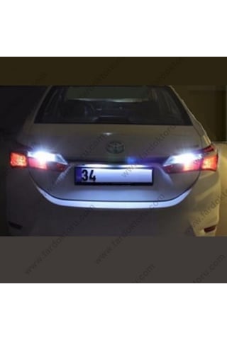 Fardoktoru Toyota Corolla Uyumlu Beyaz Led Geri Vites Ampulü W16W N11.4477
