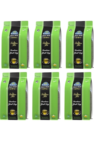 Karali Premium Demleme Yeşil Çay 6 x 200 G