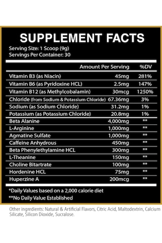 Centurion Labz God Of War Pump Preworkout 268 G