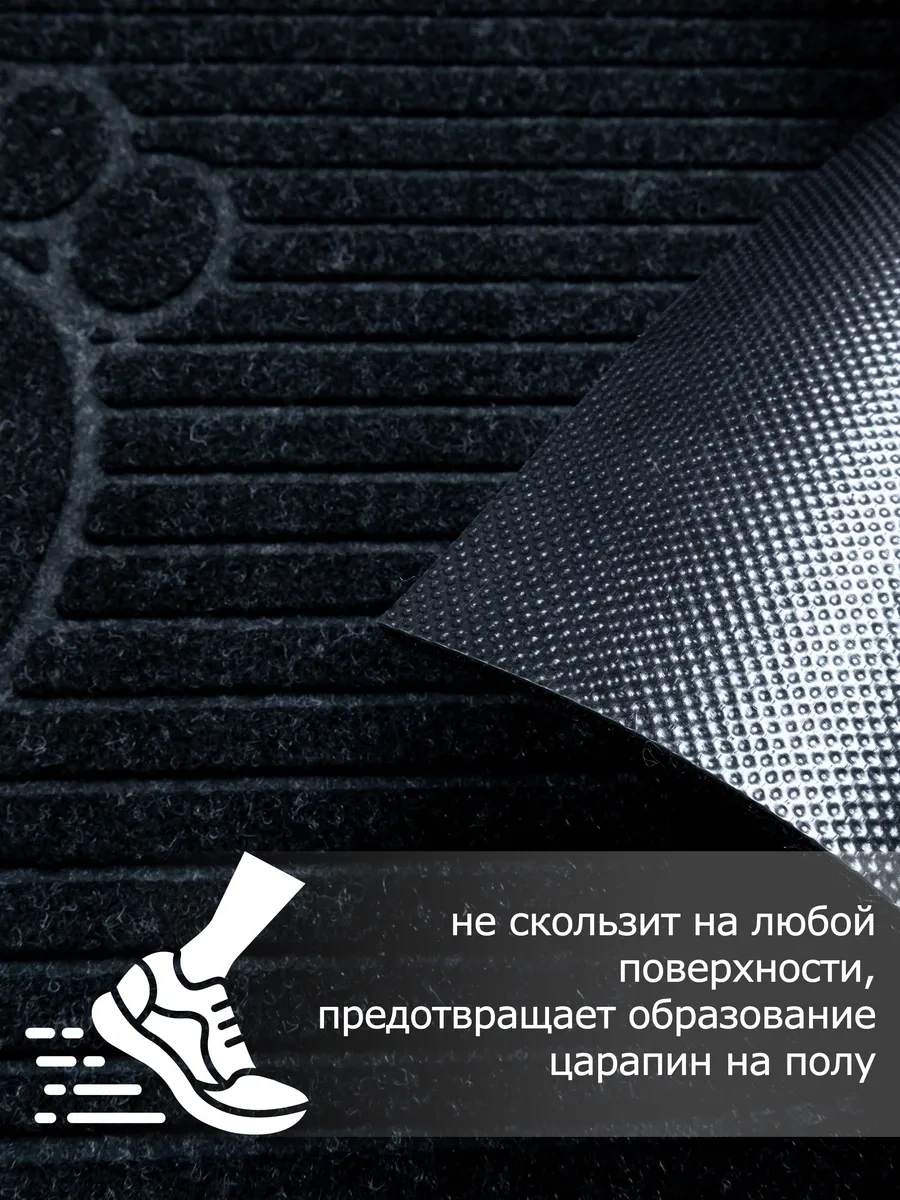 Home Nikki Kapı Önü Paspası, Kauçuk, 60x90 274416086 Siyah