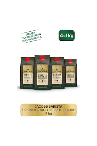 Barista Editions Çekirdek Kahve Crema Italiano 4 x 1 KG
