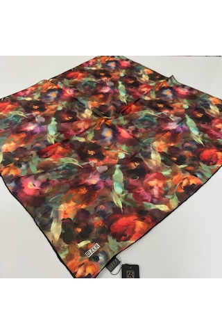 Zer Organik Pamuk Soft Eşarp Ldd6104-63199 Çok Renkli