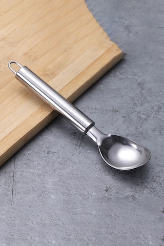 Metal Top Dondurma Alma Kaşığı Cin508 Gri - Gümüş