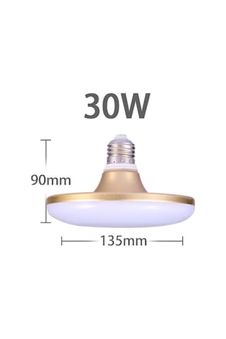 Led Ampul E27 Led Lamba 220 V Ufo Elektrik Ampulü 15/20/30/40/50 W Süper Parlak Garaj Işığı Ev Aydınlatma İçin Masa Lambaları Mutfak 30w