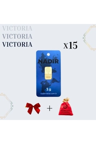 Vıctorıa Gold 1 5 Adet 1 Gr 24 Ayar 995 Altın (Nadir Yada Gar )