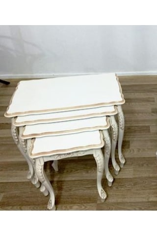 Zigon Avangart Model Kayın Torna Mdf Tabla Parlak Gold Boya Iskel