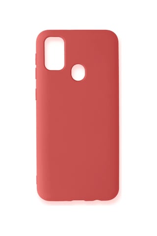 Newface - 312 - Samsung Uyumlu Galaxy M31 Kılıf Nano İçi Kadife Silikon - Ece-umay - - Kiremit