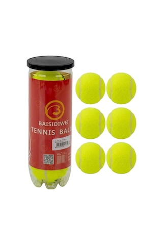 Znv Zenvia Mey İthalat Tenis Topu 6 Lı Set Antrenman Ve Maç İçin Dayanıklı Toplar Znv2025 Cmn
