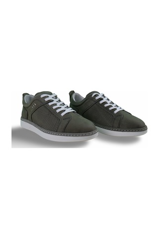Erkek Hakiki Deri Sneaker Yeşil