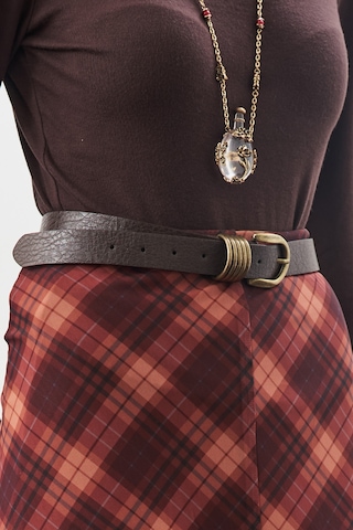 Antik Tokalı Kemer Kahverengi Kahverengi