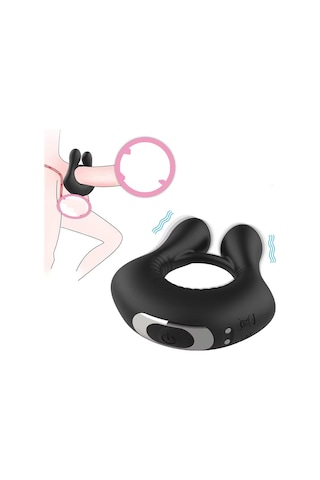 Carmine Kumandalı 10 Titreşim Modlu Şarjlı Penis Halkası