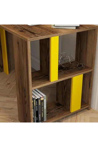 Variant Variant Lima Çalışma Masası - Ceviz / Sarı Ceviz