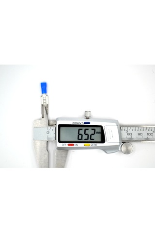 200 Adet 1,50-2,50mm Kablo Ucu 6,3 Dişi Fiş Mavi Sıkmalı
