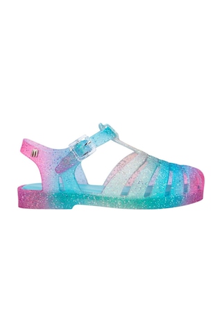 Mini Melissa Kız Çocuk Possession Pembe-mavi Simli Sandalet-14571 Çok Renkli