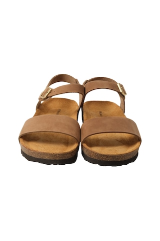 Sabbıa Sandalet Kadın 58h3 Frau Nabuk-v Leather Sabbia Kahverengi