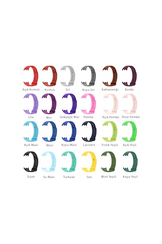 Kyver Silikon Kordon, Mi Band 8 İle Uyumlu Yumuşak Kayış