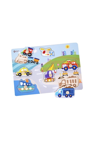 Classic World Ahşap Trafik Yapboz