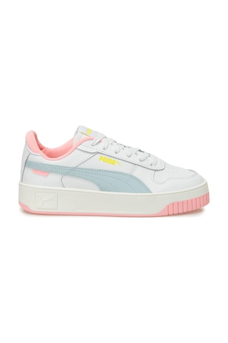 Puma Carina Street Beyaz Kadın Sneaker Beyaz-mavı-pembe Çok Renkli