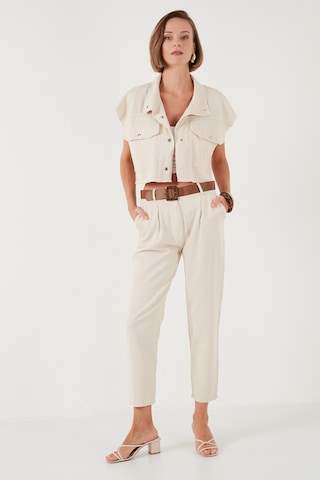Lela % 100 Pamuklu Regular Fit Bayan Pantolon 673Py2007 Bej